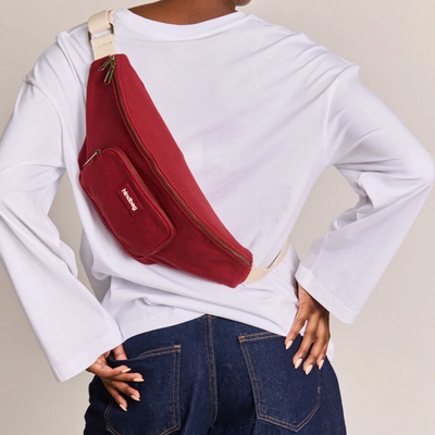 Sac banane Sofia bordeaux