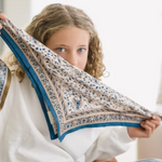 Small Scarf / Foulard Enfant - Folk Crème