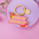 Porte-clé Burn the Patriarchy Limistic
