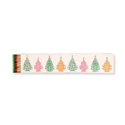 Boîte fine d’allumettes Sapins de Noël (45 pièces)