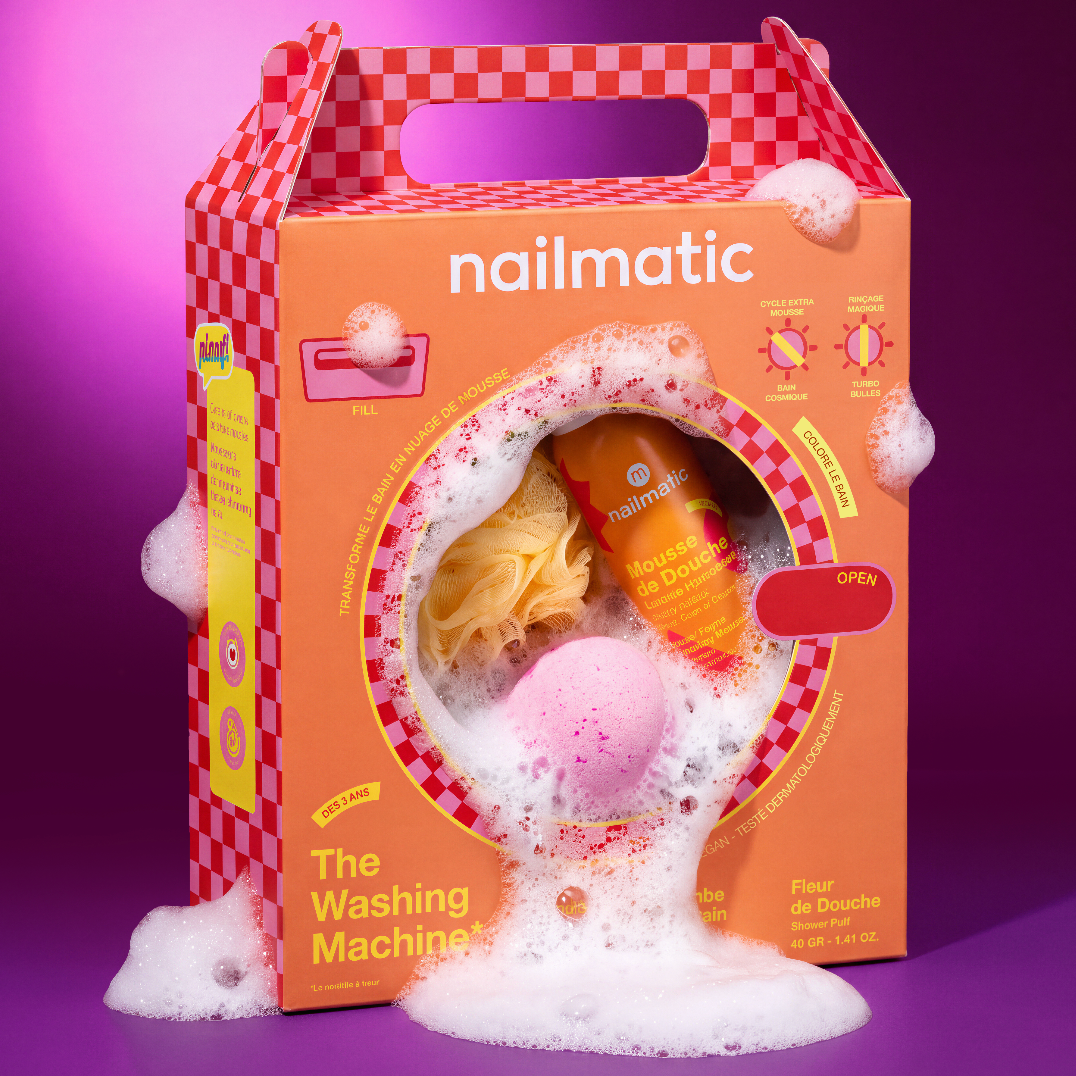 Coffret orange washing machine