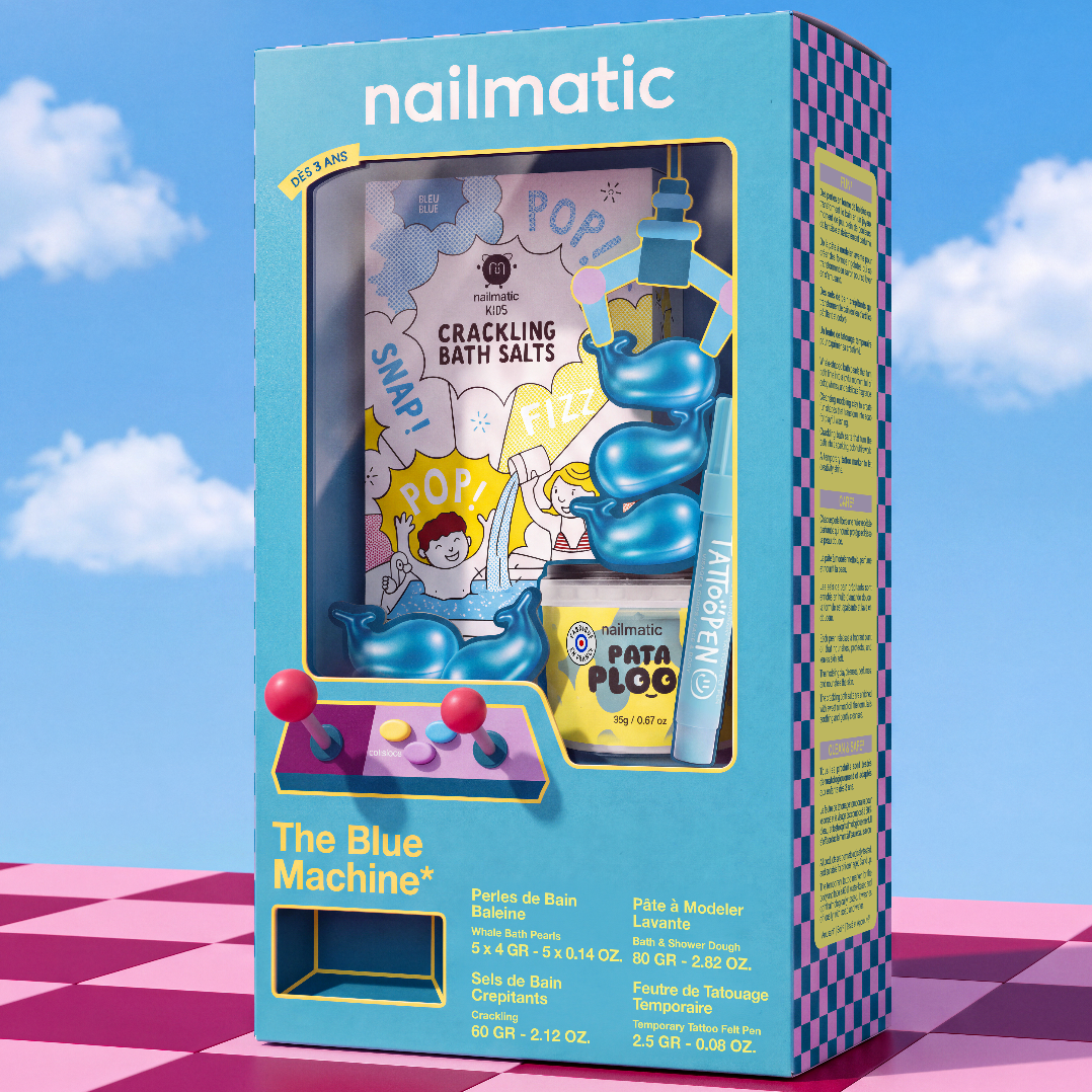 Coffret blue color machine