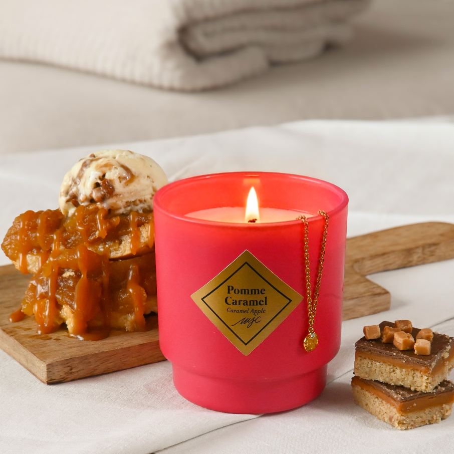 Bougie parfumée 180 g - Pomme caramel