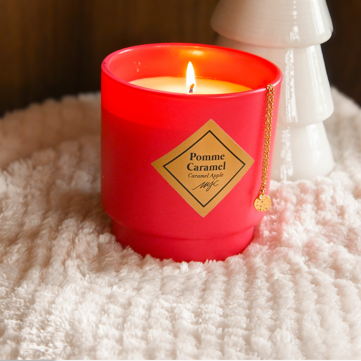Bougie parfumée 180 g - Pomme caramel