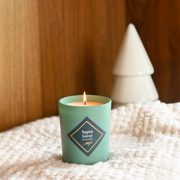 Bougie parfumée 75 gr - sapin