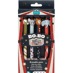 Set de 4 stylos effaçables Bo-Bo - Twirly + Pip + Elefunny + Risoso