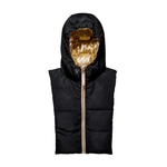 Capuche en doudoune - Doré et noir