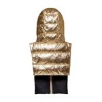 Capuche en doudoune - Doré et noir