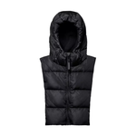Capuche en doudoune - Noir