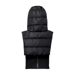 Capuche en doudoune - Noir