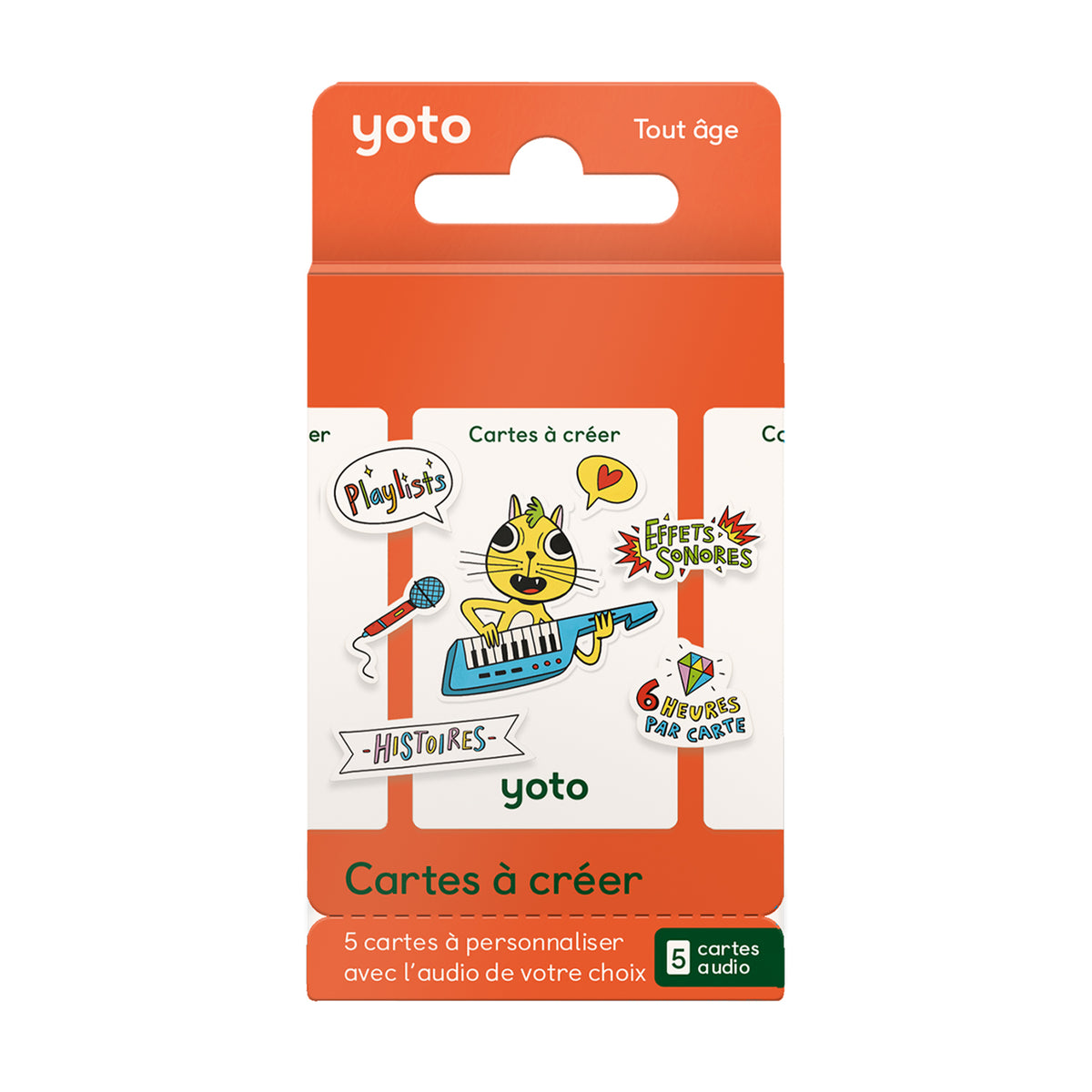 Pack - 5 cartes à créer