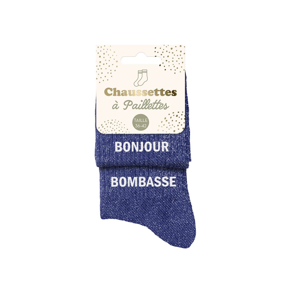 Chausettes Bonjour Bombasse TU - Bleu Marine