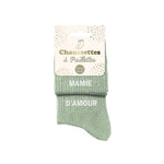Chausettes Mamie d'Amour TU - Vert