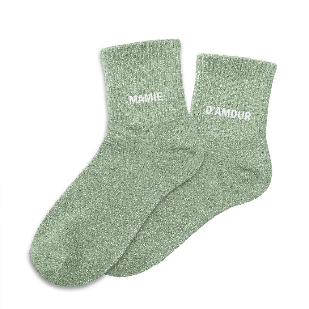 Chausettes Mamie d'Amour TU - Vert