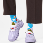 Chaussettes bleues - Snowboard