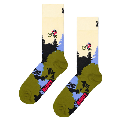 Chaussettes blanches - Vélo sur la Montage