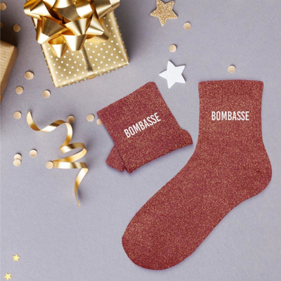 Chaussettes Bombasse TU - Bordeaux