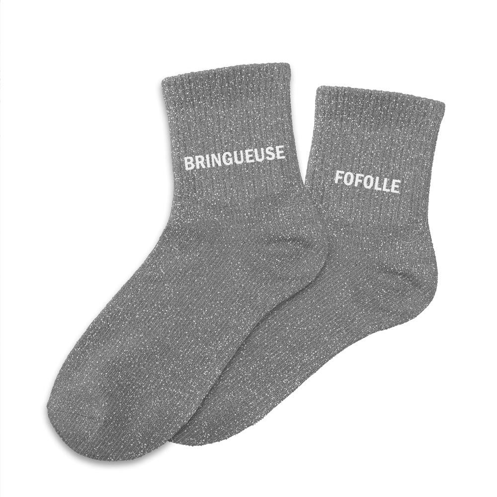 Chaussettes Bringueuse & Fofolle TU - Gris