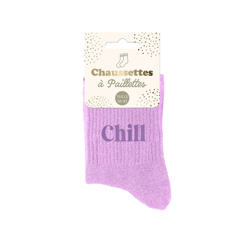 Chaussettes Chill TU - Violet