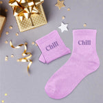 Chaussettes Chill TU - Violet