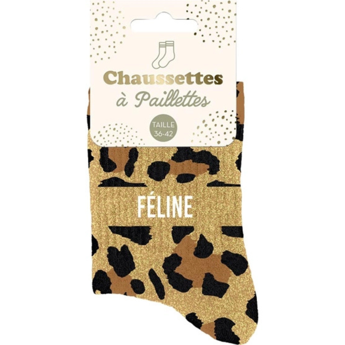 Chaussettes Féline TU - Léopard