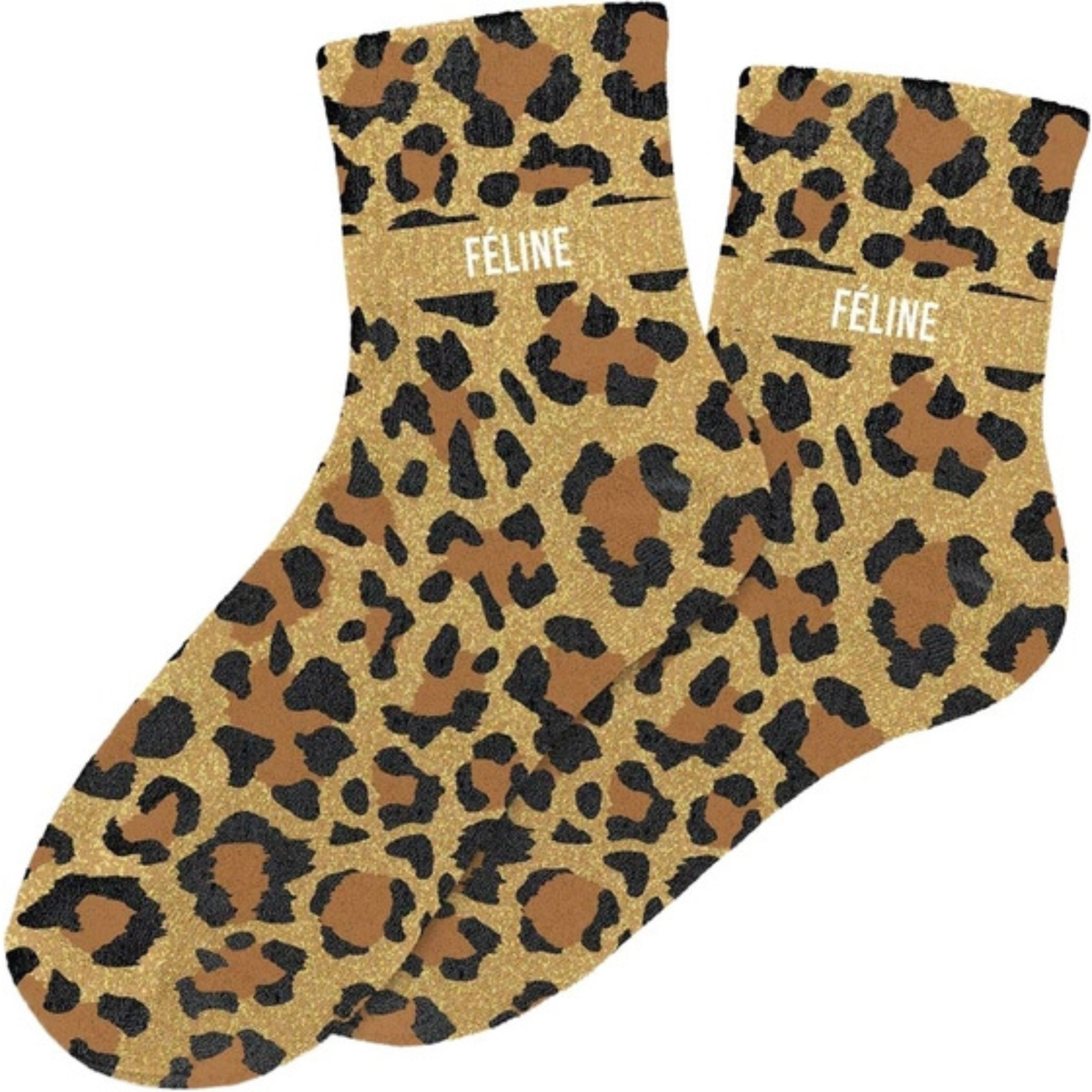 Chaussettes Féline TU - Léopard