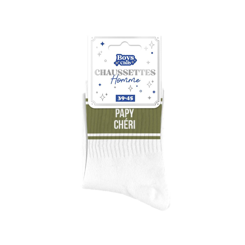 Chaussettes Homme à bandes TU - Papy Chéri