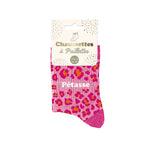 Chaussettes Léopard Pétasse TU - Rose