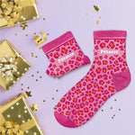 Chaussettes Léopard Pétasse TU - Rose