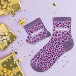 Chaussettes Léopard Princesse TU - Violet