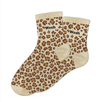 Chaussettes Léopard Wesh TU - Beige