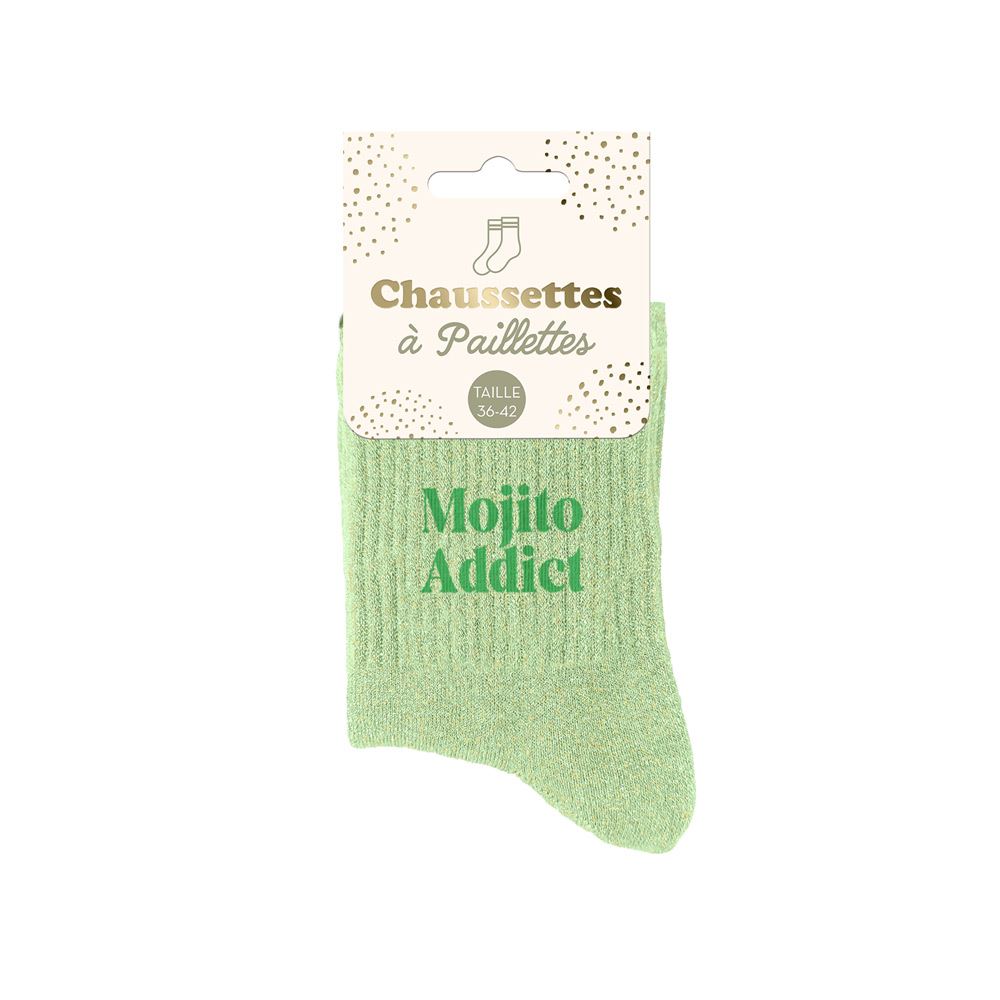 Chaussettes Mojito Addict TU - Vert Clair