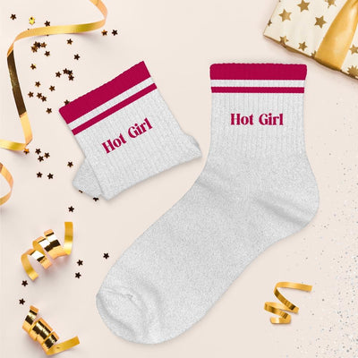 Chaussettes Paillettes à bandes TU - Hot Girl