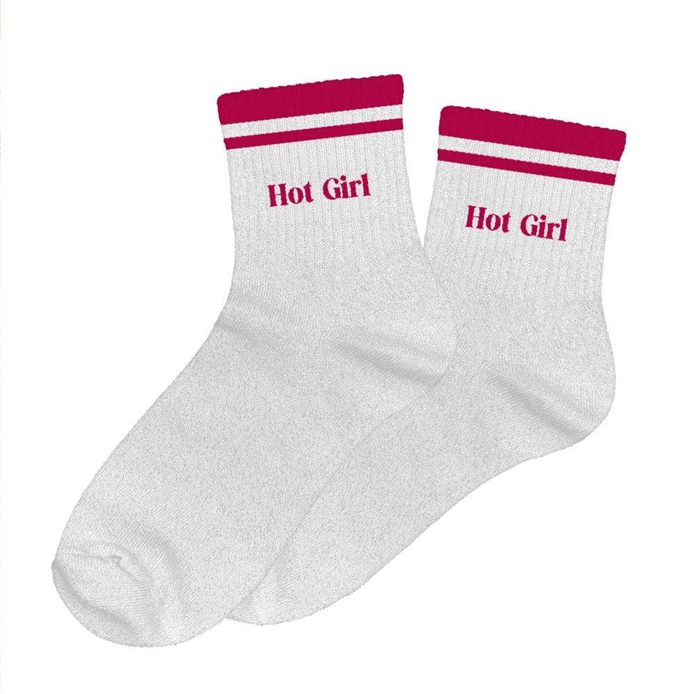 Chaussettes Paillettes à bandes TU - Hot Girl