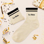 Chaussettes Paillettes à bandes TU - La Hess