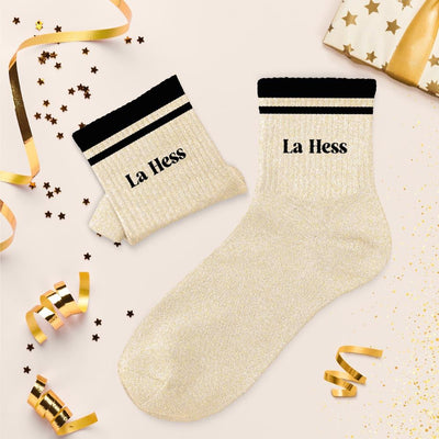 Chaussettes Paillettes à bandes TU - La Hess