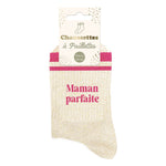 Chaussettes Paillettes à bandes TU - Maman Parfaite