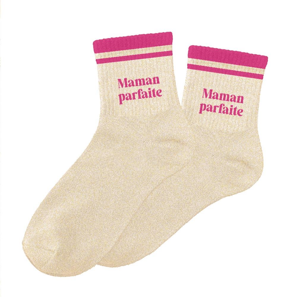 Chaussettes Paillettes à bandes TU - Maman Parfaite