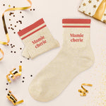 Chaussettes Paillettes à bandes TU - Mamie Chérie