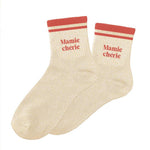 Chaussettes Paillettes à bandes TU - Mamie Chérie