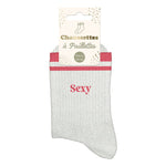 Chaussettes Paillettes à bandes TU - Sexy
