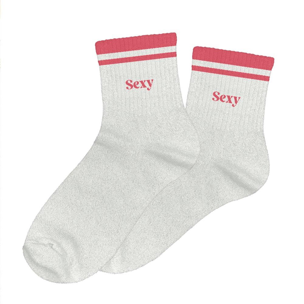 Chaussettes Paillettes à bandes TU - Sexy
