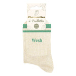 Chaussettes Paillettes à bandes TU - Wesh