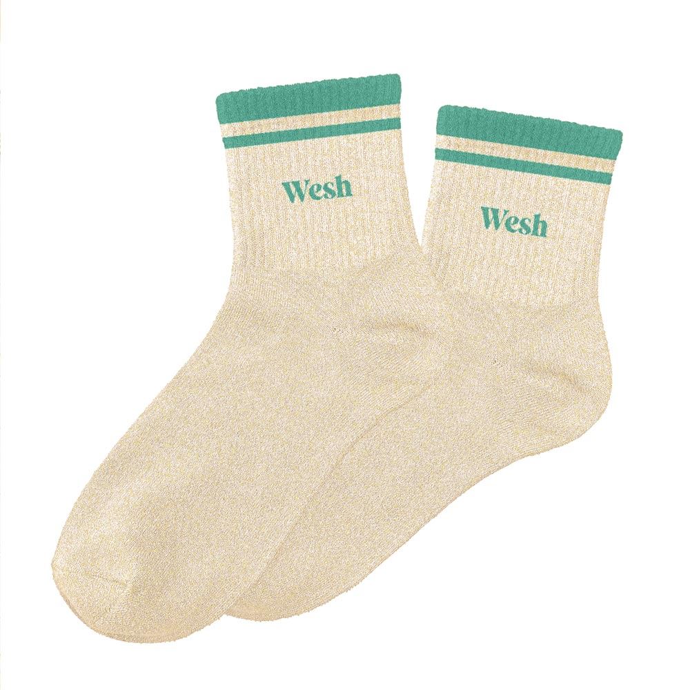 Chaussettes Paillettes à bandes TU - Wesh