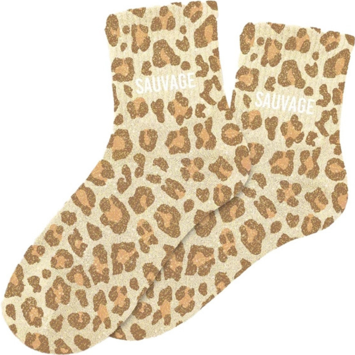 Chaussettes Sauvage TU - Léopard