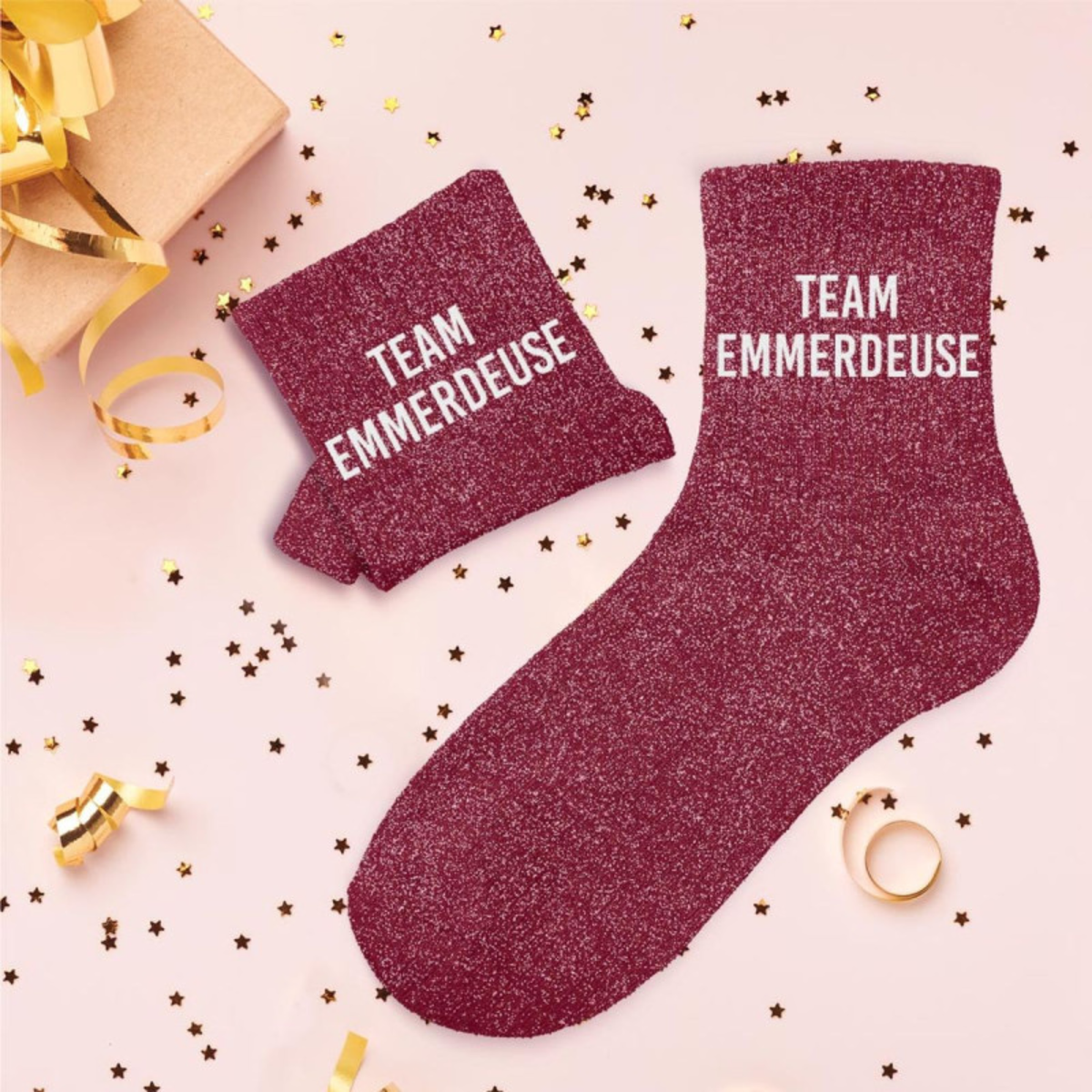 Chaussettes Team Emmerdeuse TU - Bordeaux