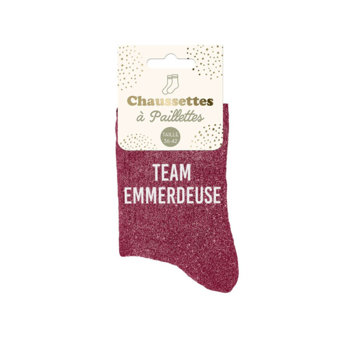 Chaussettes Team Emmerdeuse TU - Bordeaux