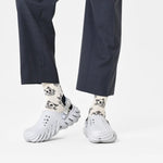 Chaussettes crème - Chats (41-46)