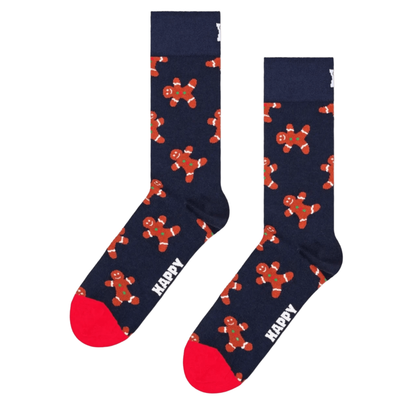 Chaussettes bleues - Pain d'épices