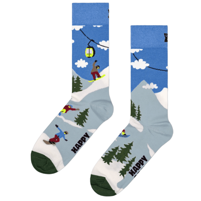 Chaussettes bleues - Snowboard